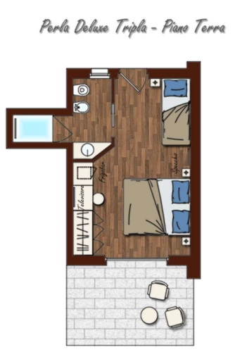  Perla Deluxe Tripla La Perla Relais di Carpano 